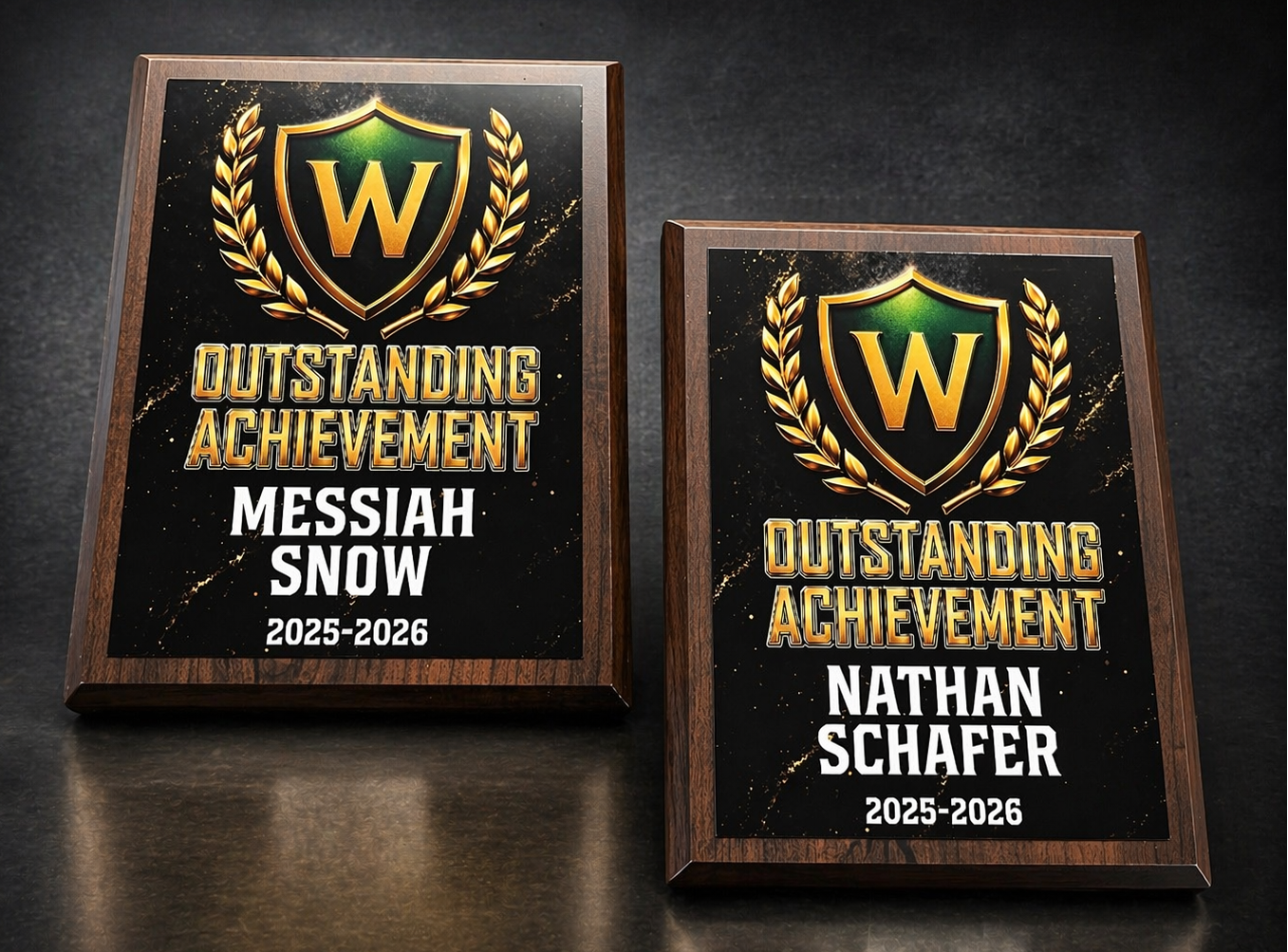 academic award plaques