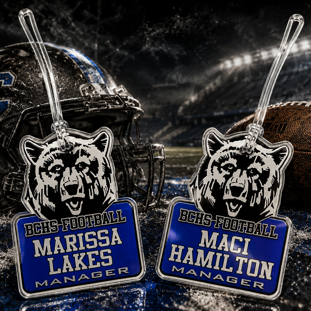 Custom Bag Tags | Any Shape, Full Color | Lockerplates