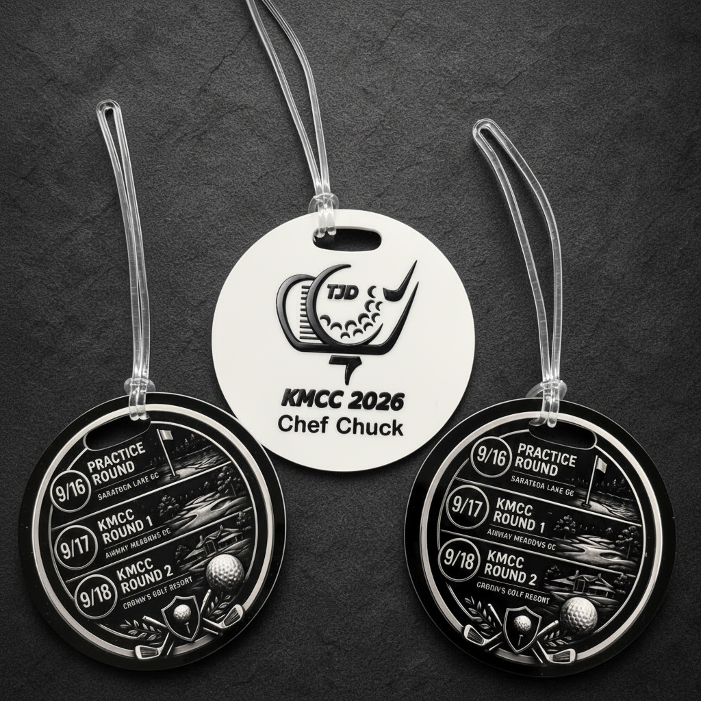 golf tournament bag tags