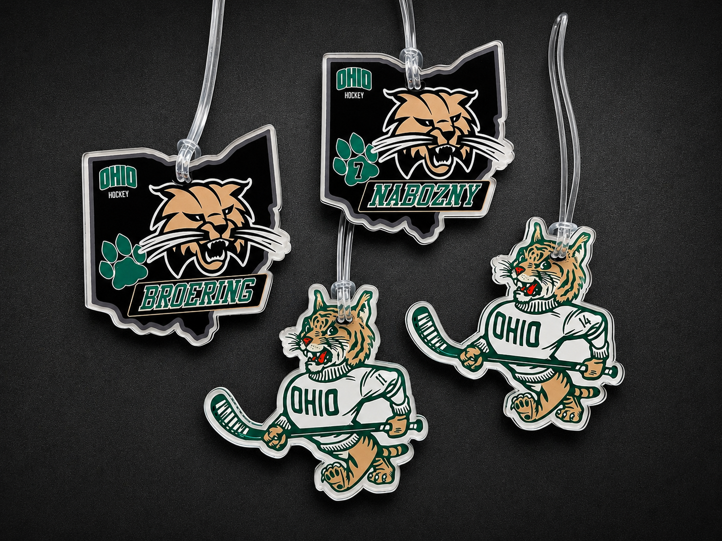 Custom Acrylic Bag Tags | Any Shape, Full Color | Lockerplates