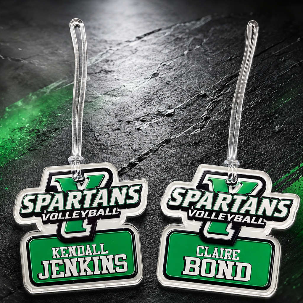 Custom Bag Tags | Any Shape, Full Color | Lockerplates
