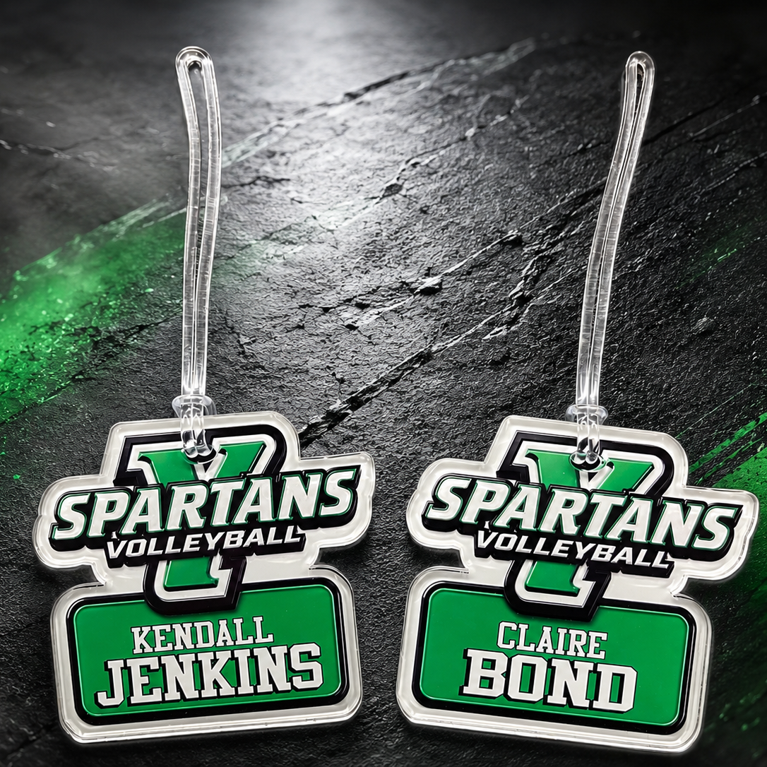 Custom Bag Tags | Any Shape, Full Color | Lockerplates